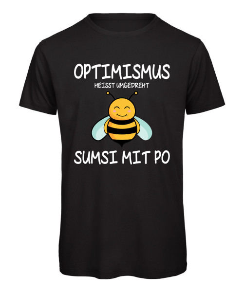 Oh schon Bier, Uhr Bier Fun T-Shirt Schwarz